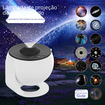 Galaxy Star Projector Lamp with 13 HD Film Slides