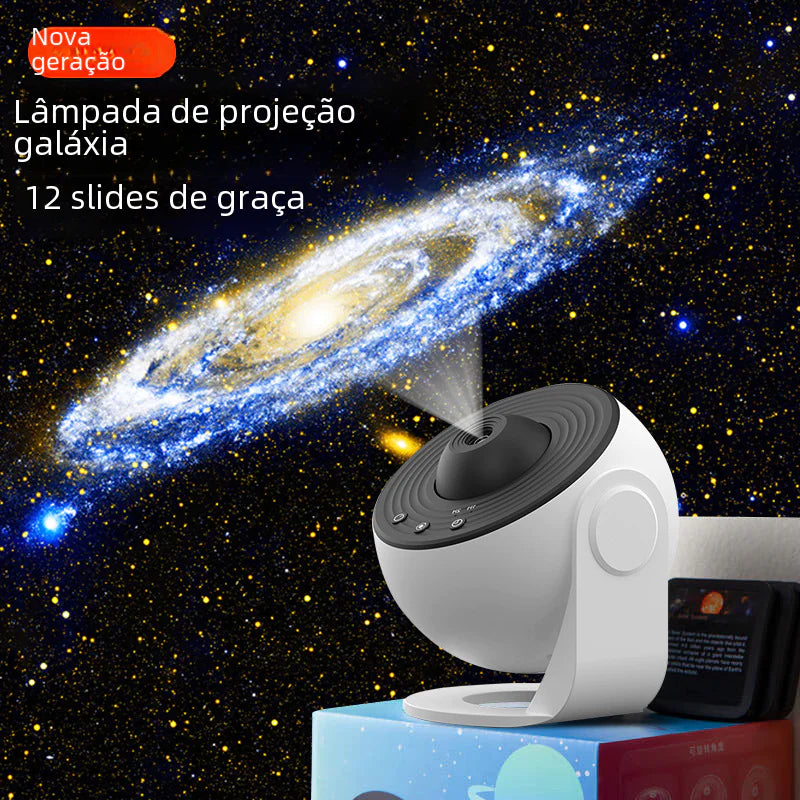 Galaxy Star Projector Lamp with 13 HD Film Slides